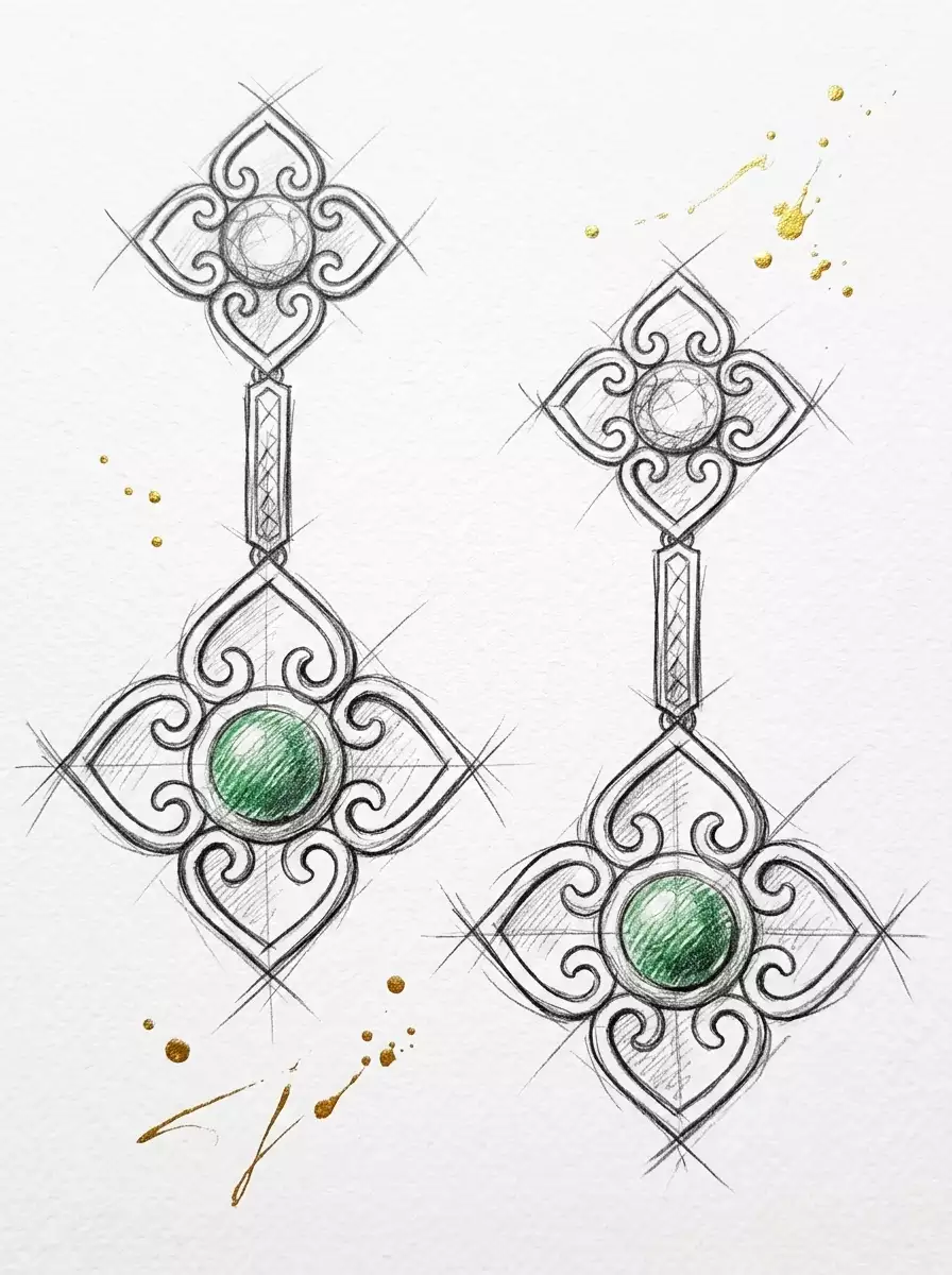 Quatrefoil Drops